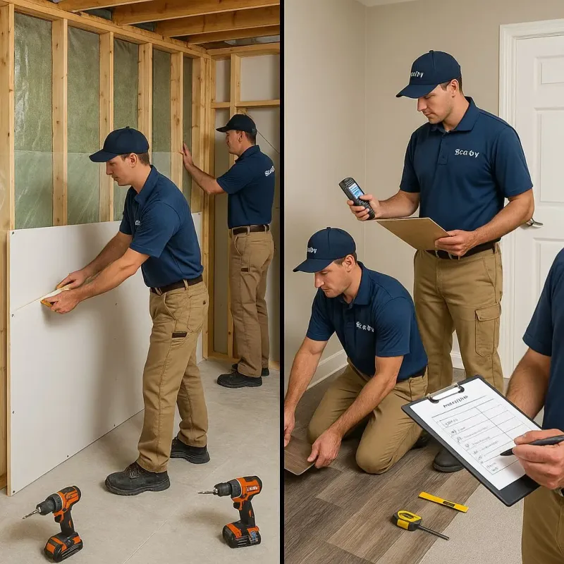 Repairs and Reconstruction process in Marshall County, TN