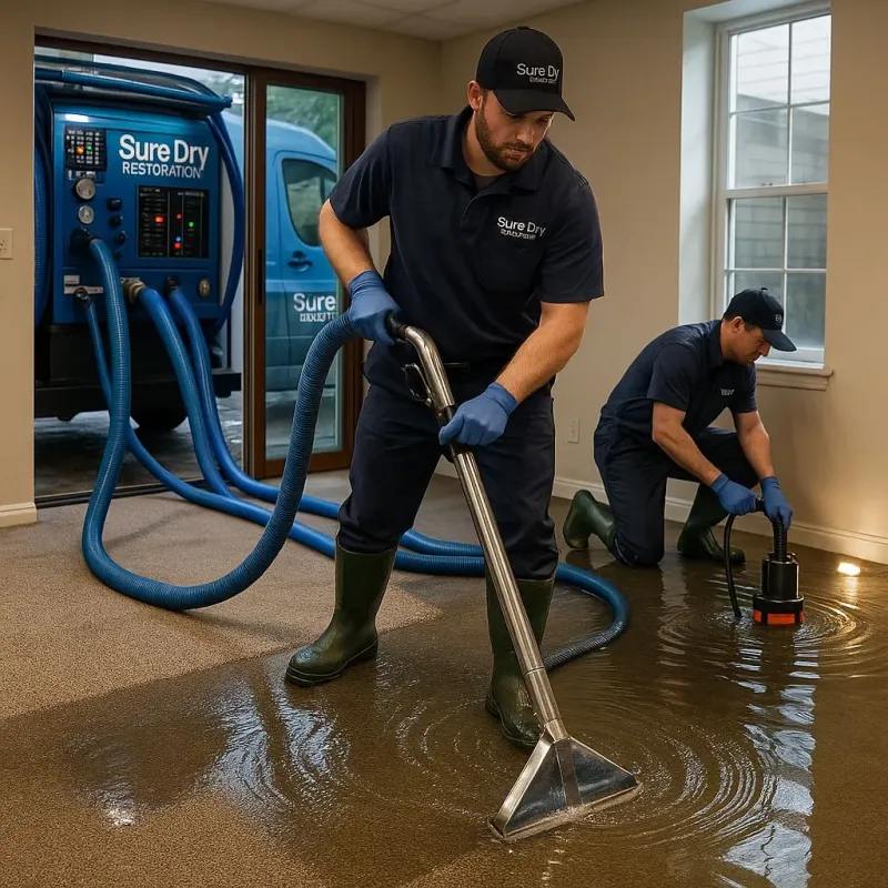 Water Extraction and Removal process in Marshall County, TN
